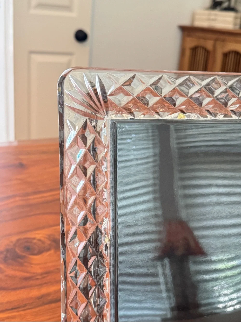 Waterford Crystal Westover Picture Frame 5x7 Photo Retired Signed Standing VTG